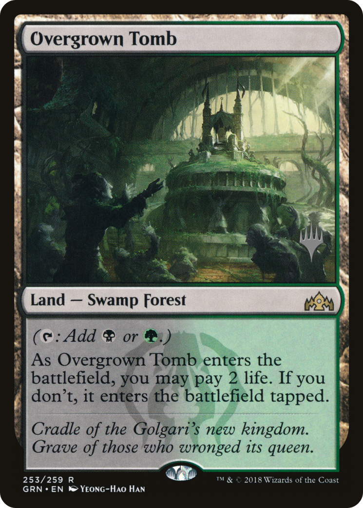 Overgrown Tomb (Promo Pack) [Guilds of Ravnica Promos] | Grognard Games