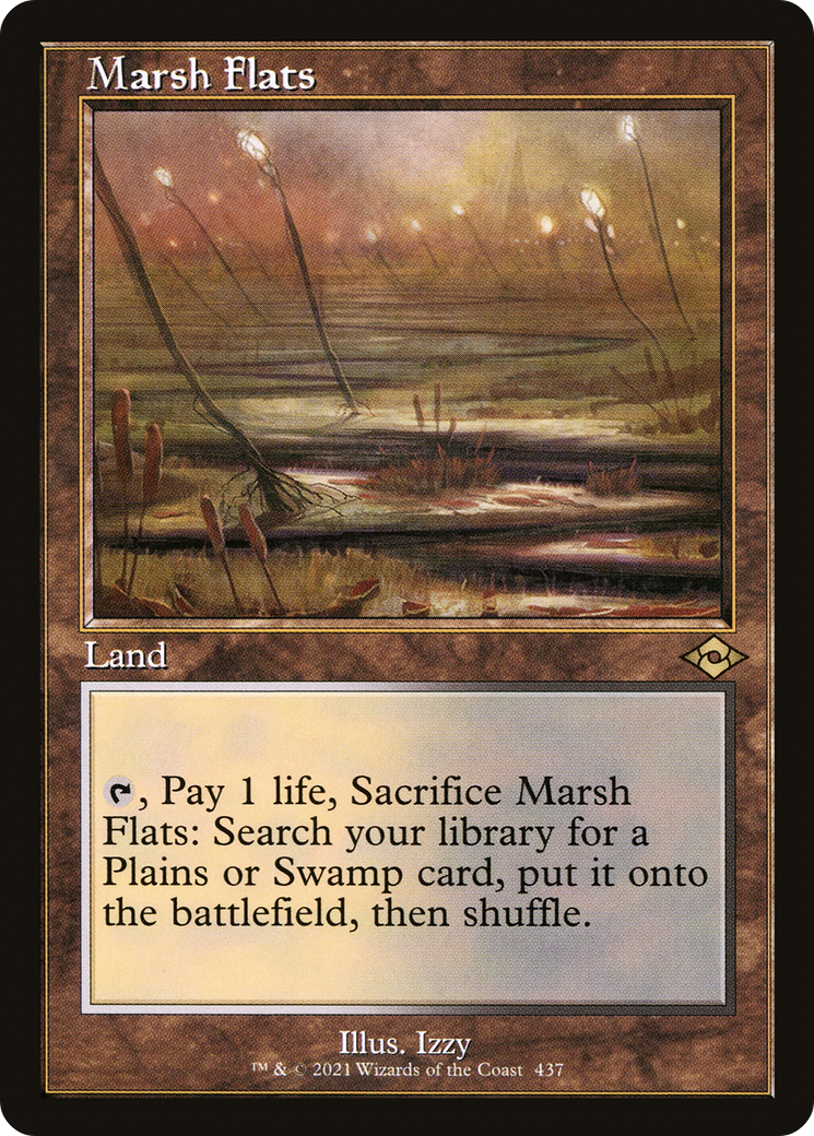 Marsh Flats (MH2-437) - Modern Horizons 2 Etched Foil | Grognard Games