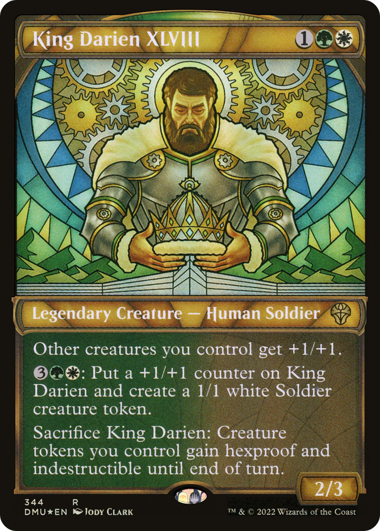 King Darien XLVIII (Showcase Textured) [Dominaria United] | Grognard Games