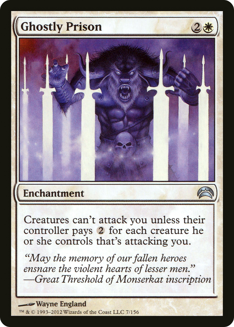 Ghostly Prison (PC2-007) - Planechase 2012 Foil | Grognard Games