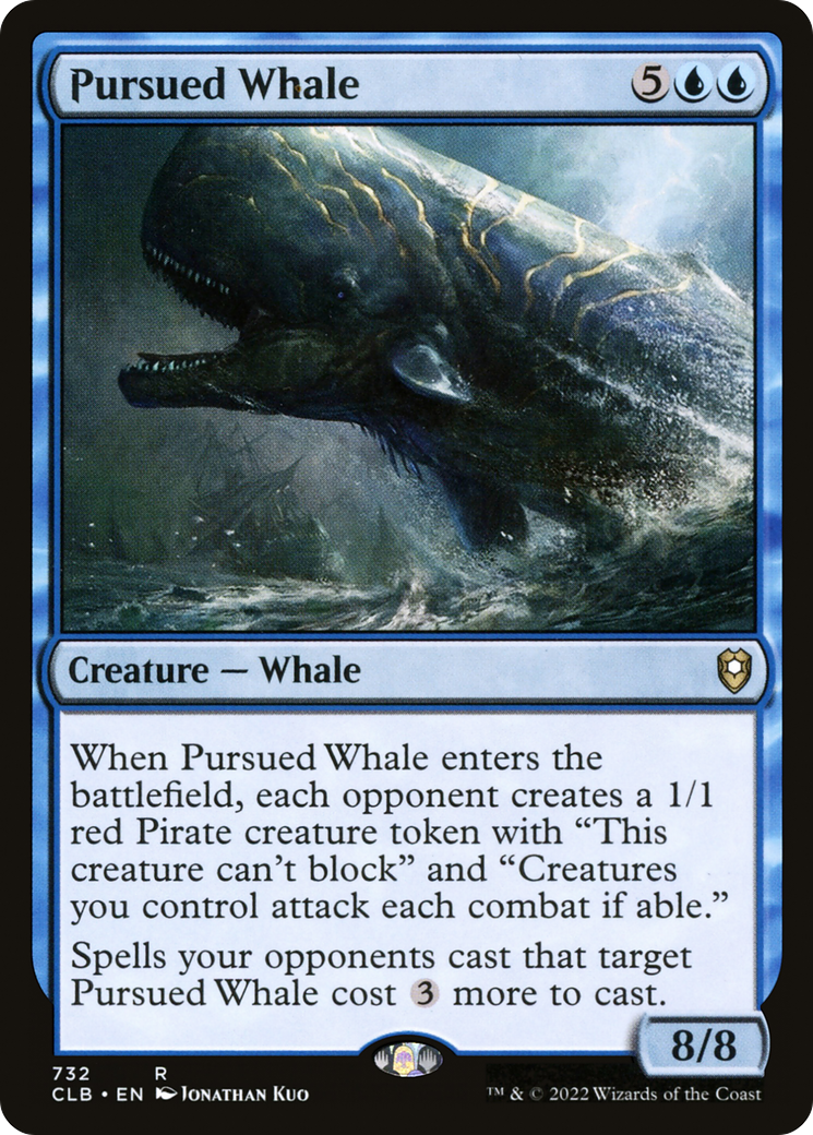 Pursued Whale [Commander Legends: Battle for Baldur's Gate] | Grognard Games
