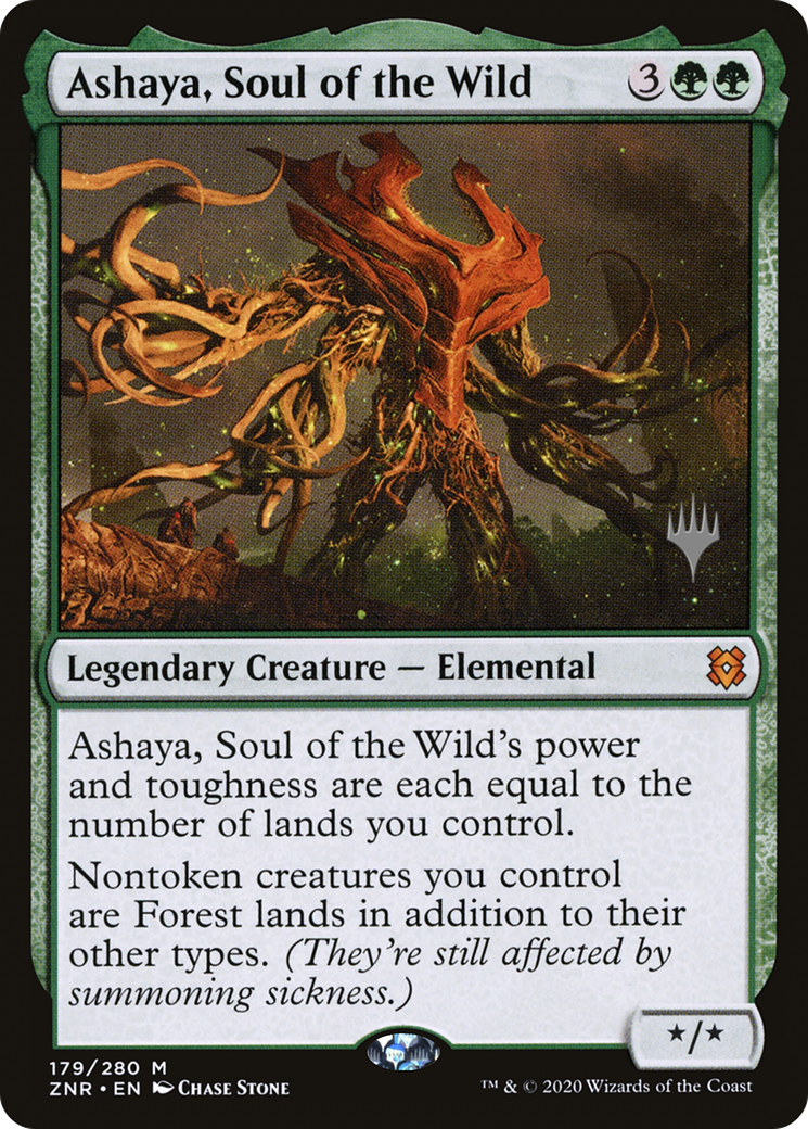 Ashaya, Soul of the Wild (Promo Pack) [Zendikar Rising Promos] | Grognard Games