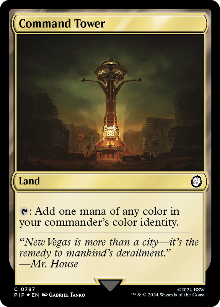 Command Tower (Surge Foil) [Fallout] | Grognard Games
