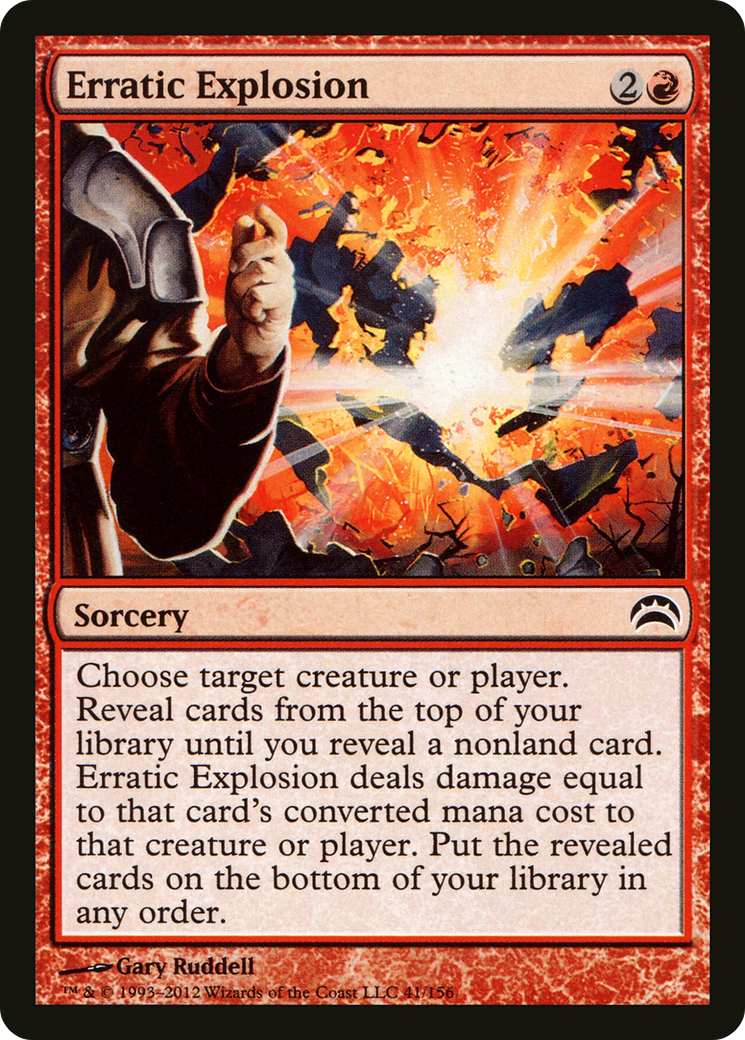 Erratic Explosion (PC2-041) - Planechase 2012 Foil | Grognard Games