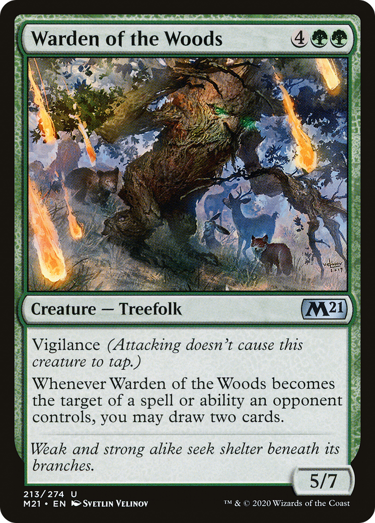 Warden of the Woods (M21-213) - Core Set 2021 | Grognard Games