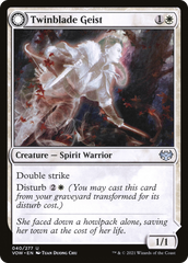 Twinblade Geist // Twinblade Invocation [Innistrad: Crimson Vow] | Grognard Games