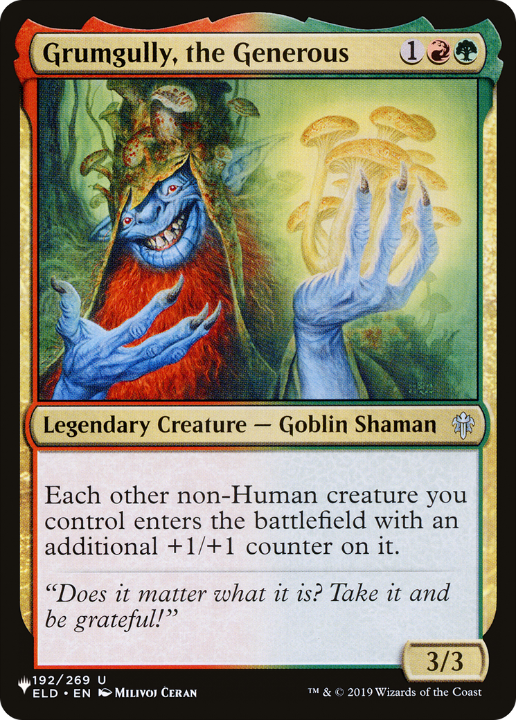 Grumgully, the Generous [The List] | Grognard Games