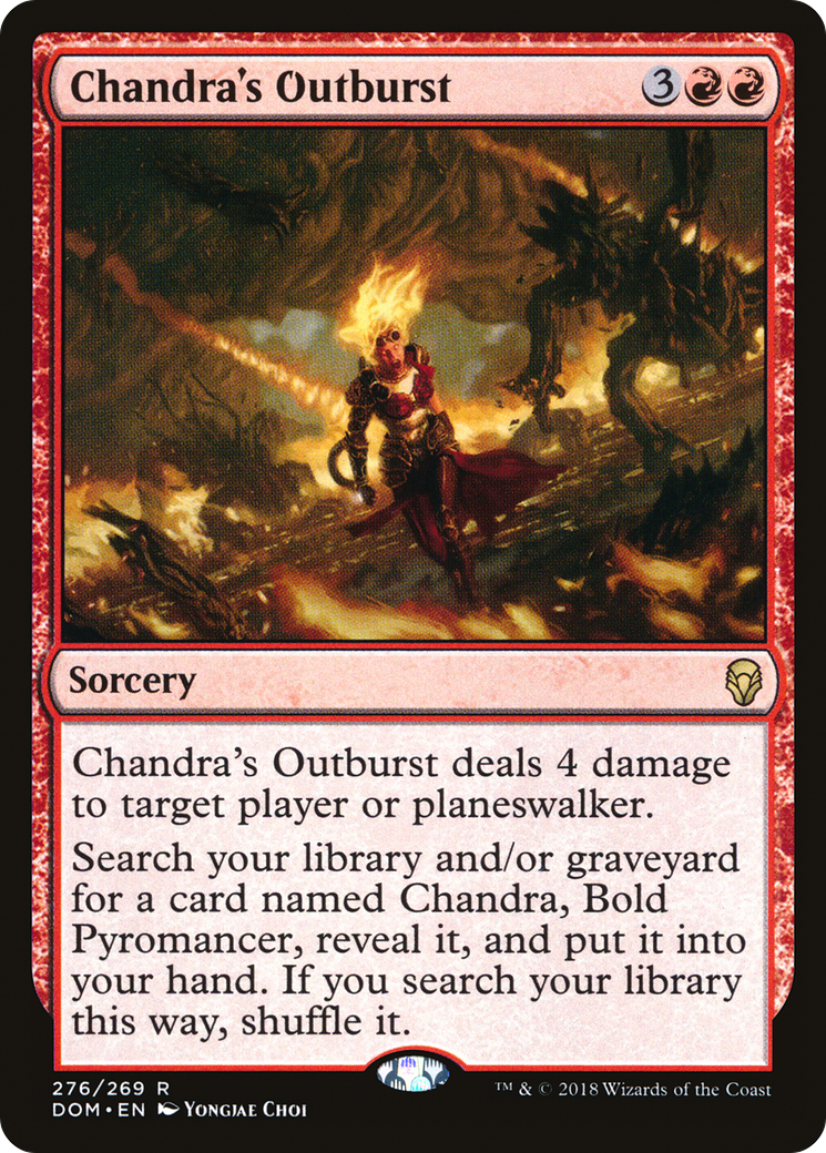 Chandra's Outburst [Dominaria] | Grognard Games