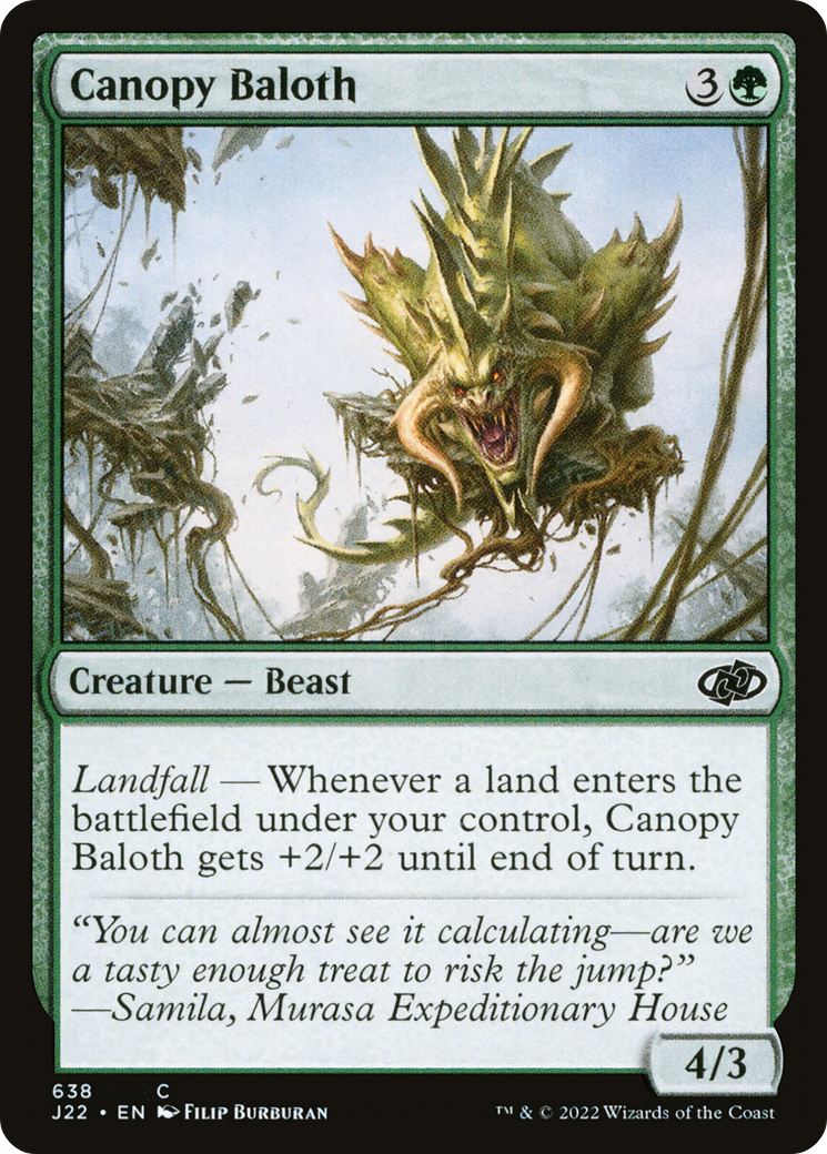 Canopy Baloth [Jumpstart 2022] | Grognard Games