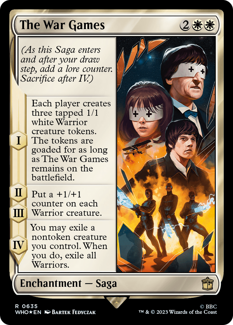 The War Games (Surge Foil) [Doctor Who] | Grognard Games