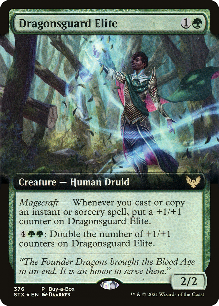 Dragonsguard Elite (Buy-A-Box) [Strixhaven: School of Mages Promos] | Grognard Games