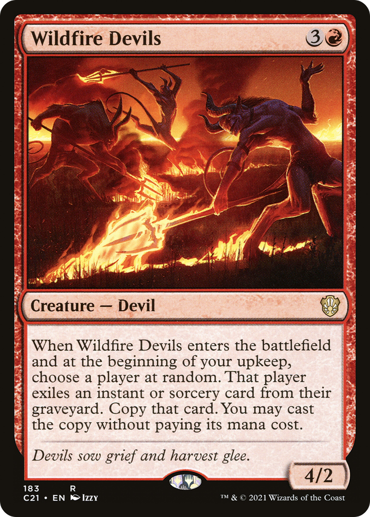 Wildfire Devils [Commander 2021] | Grognard Games
