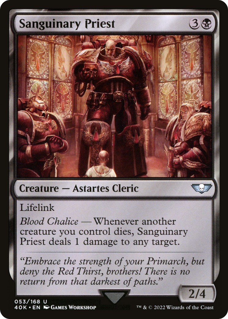 Sanguinary Priest [Universes Beyond: Warhammer 40,000] | Grognard Games
