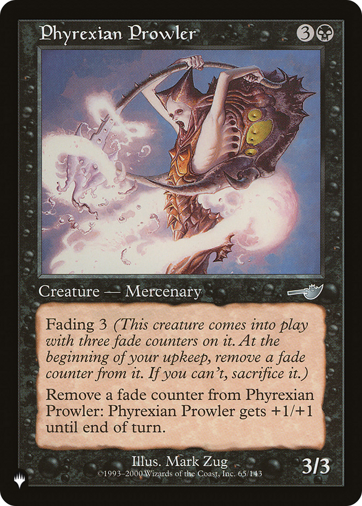 Phyrexian Prowler [The List] | Grognard Games