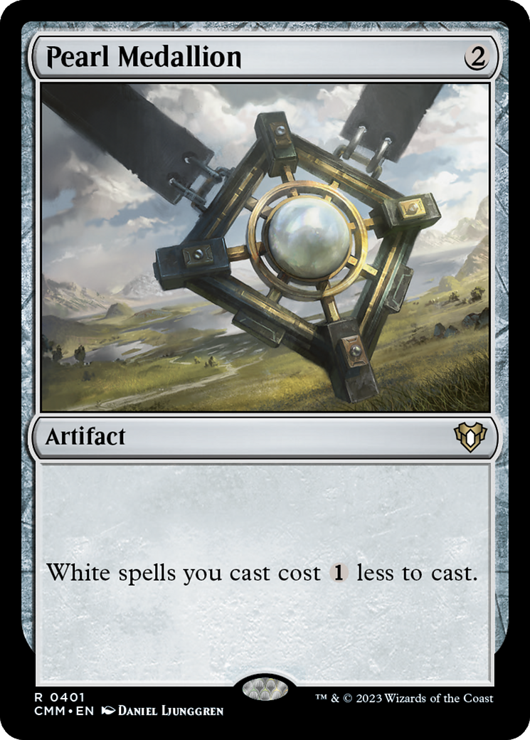 Pearl Medallion [Commander Masters] | Grognard Games