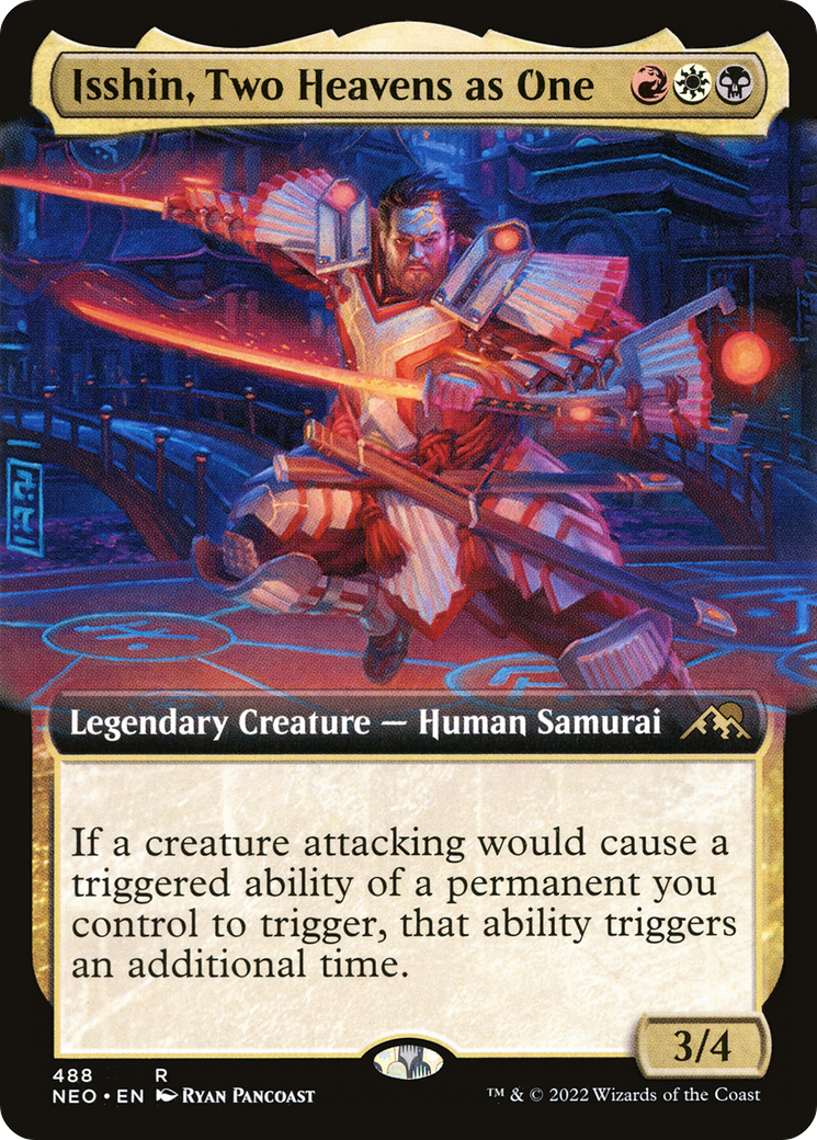 Isshin, Two Heavens as One (Extended Art) [Kamigawa: Neon Dynasty] | Grognard Games