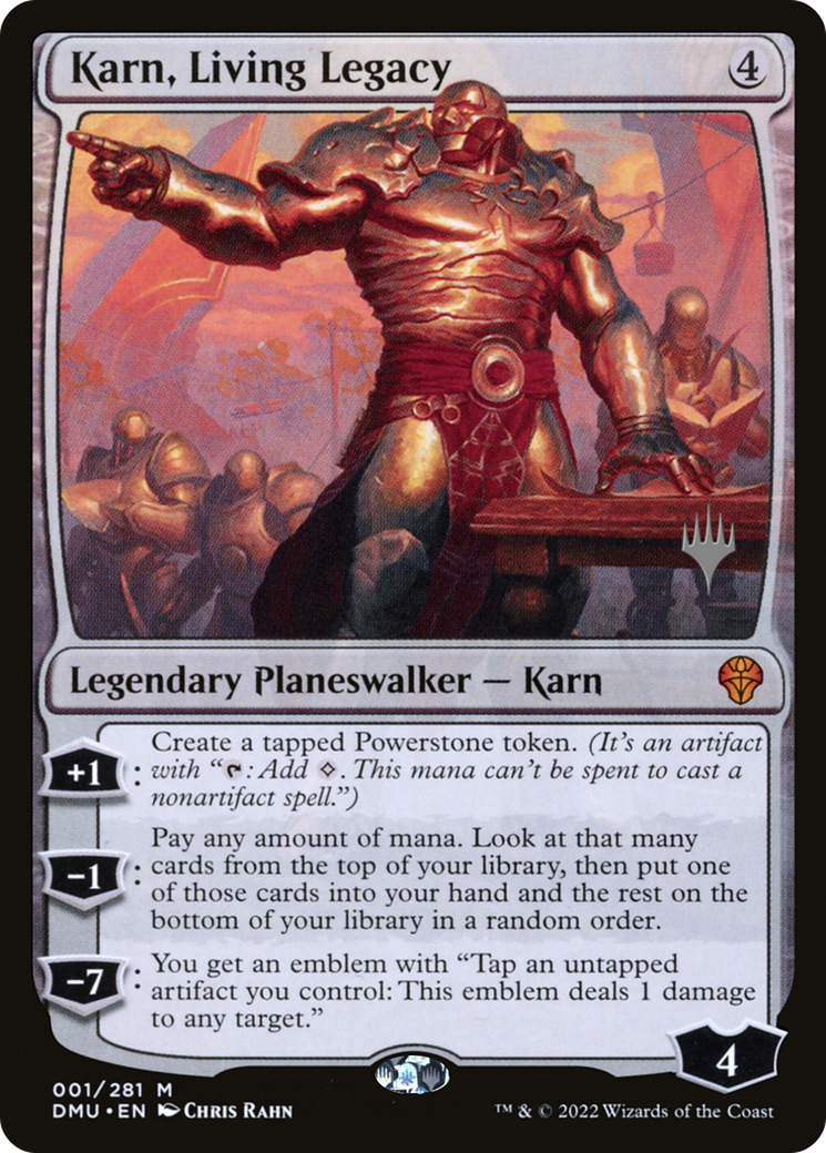 Karn, Living Legacy (Promo Pack) [Dominaria United Promos] | Grognard Games