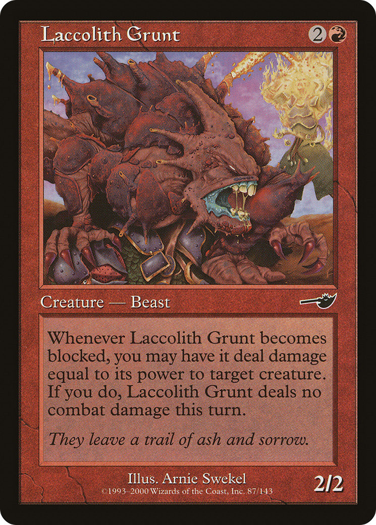 Laccolith Grunt [Nemesis] | Grognard Games