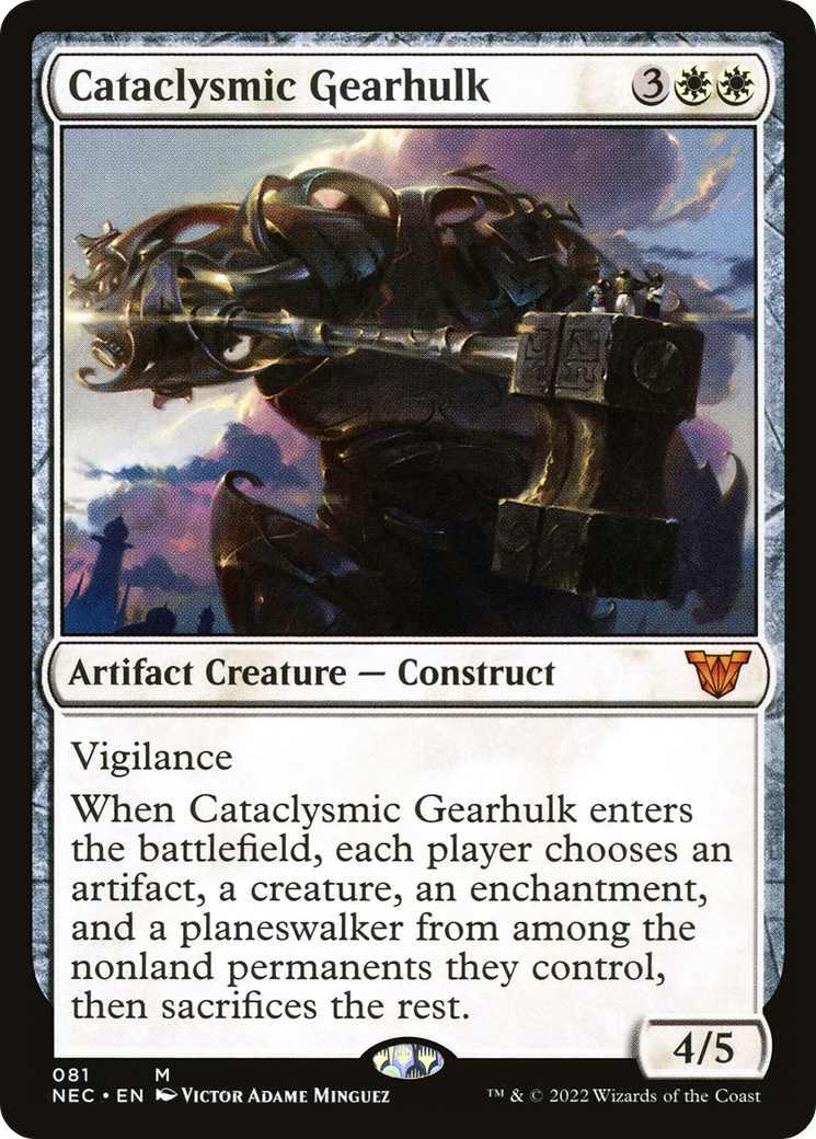 Cataclysmic Gearhulk [Kamigawa: Neon Dynasty Commander] | Grognard Games