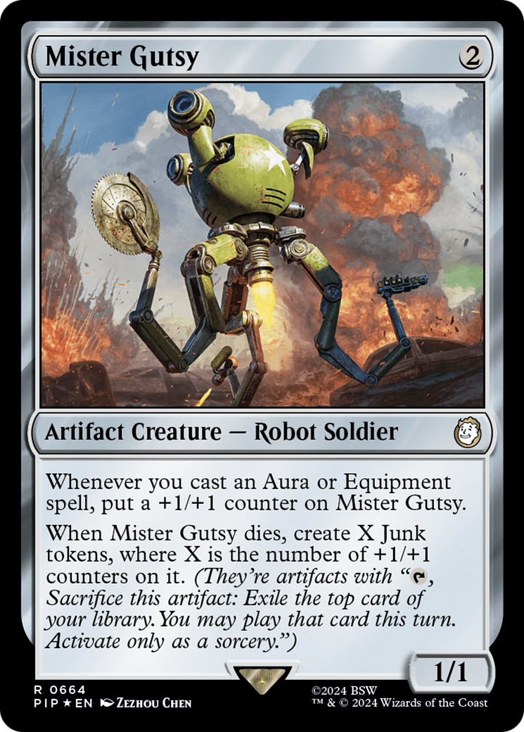 Mister Gutsy (Surge Foil) [Fallout] | Grognard Games