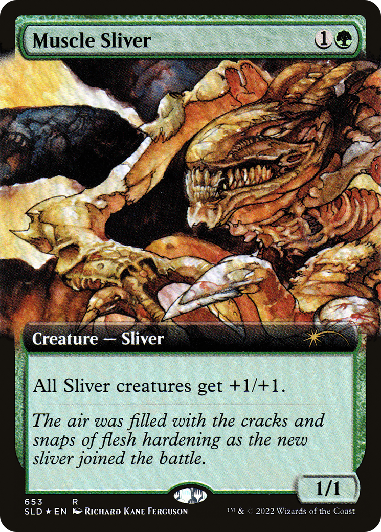 Muscle Sliver (Extended Art) [Secret Lair Drop Promos] | Grognard Games