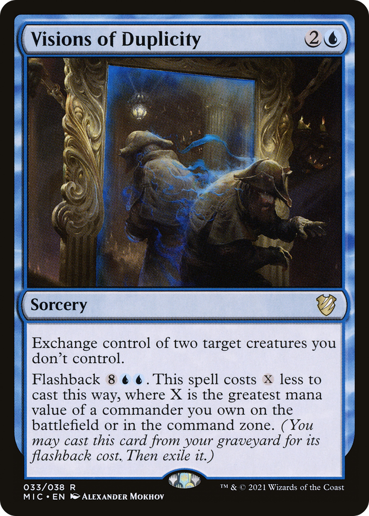 Visions of Duplicity [Innistrad: Midnight Hunt Commander] | Grognard Games