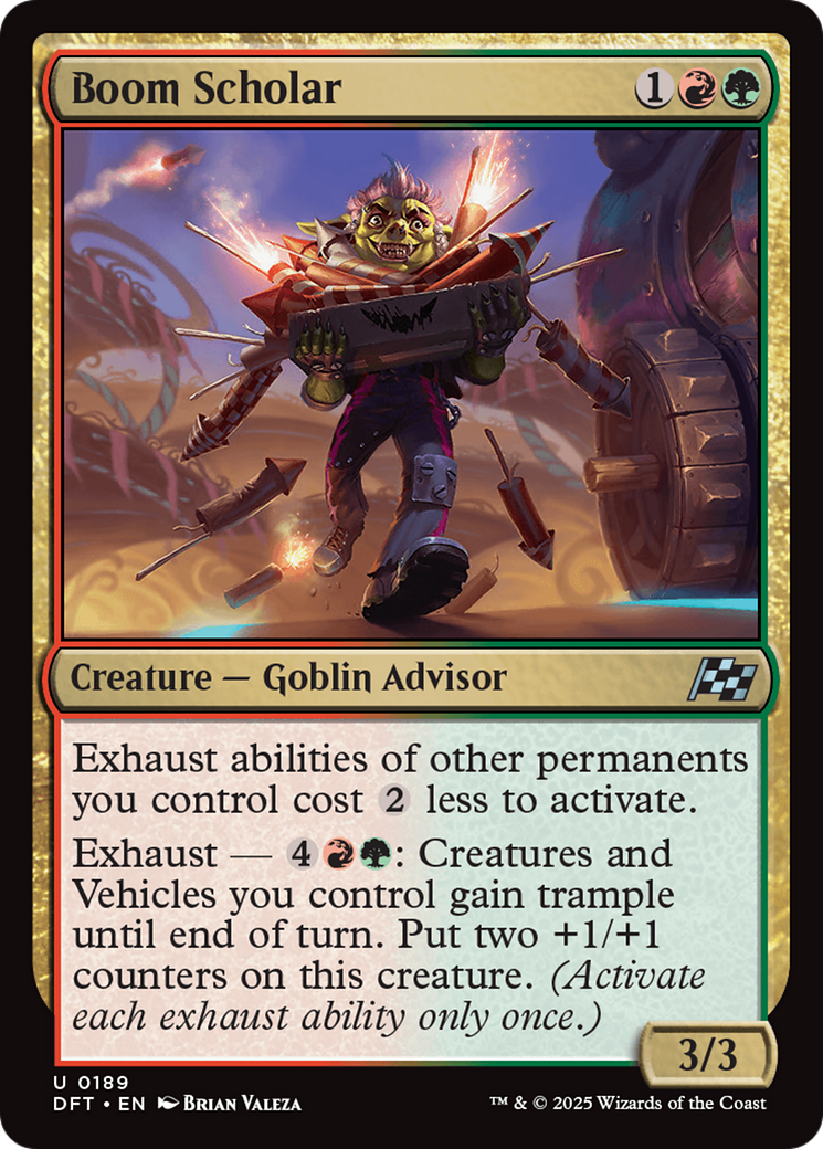 Boom Scholar [Aetherdrift] | Grognard Games