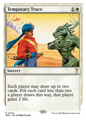 Temporary Truce (White Border) [Mystery Booster 2] | Grognard Games