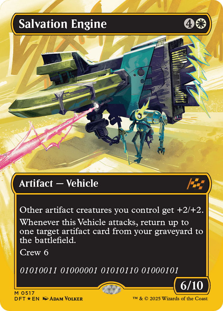 Salvation Engine (Borderless) (First-Place Foil) [Aetherdrift] | Grognard Games