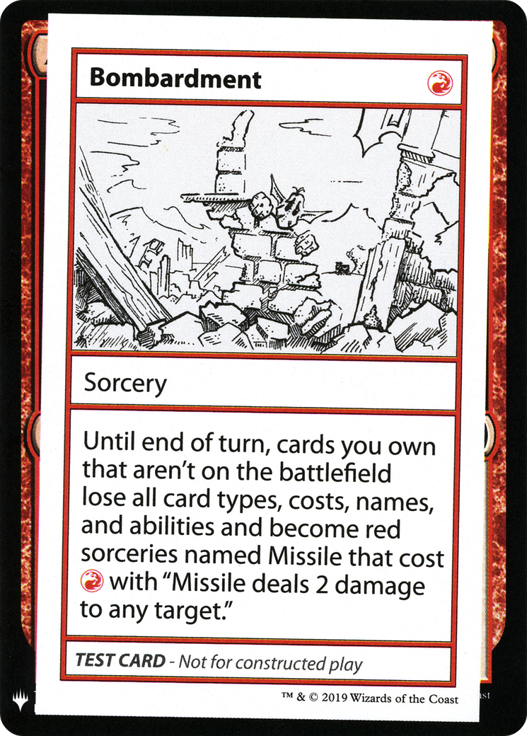 Bombardment [Mystery Booster Playtest Cards] | Grognard Games