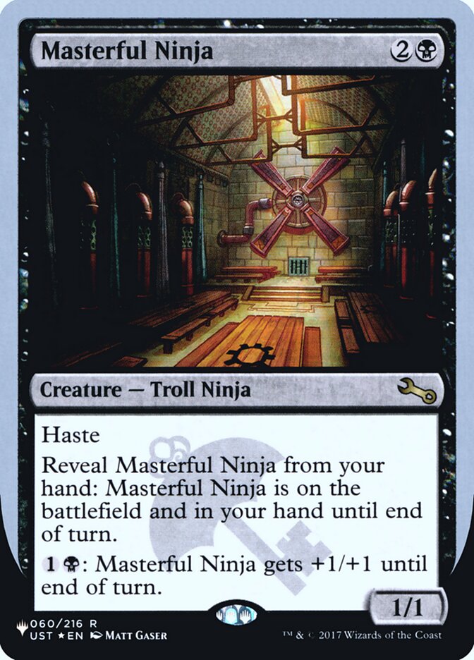 Masterful Ninja (Unfinity Foil Edition) [The List] | Grognard Games