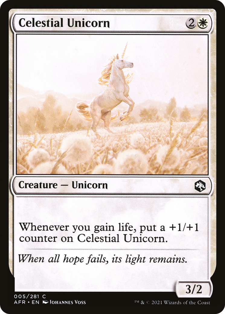 Celestial Unicorn [Dungeons & Dragons: Adventures in the Forgotten Realms] | Grognard Games