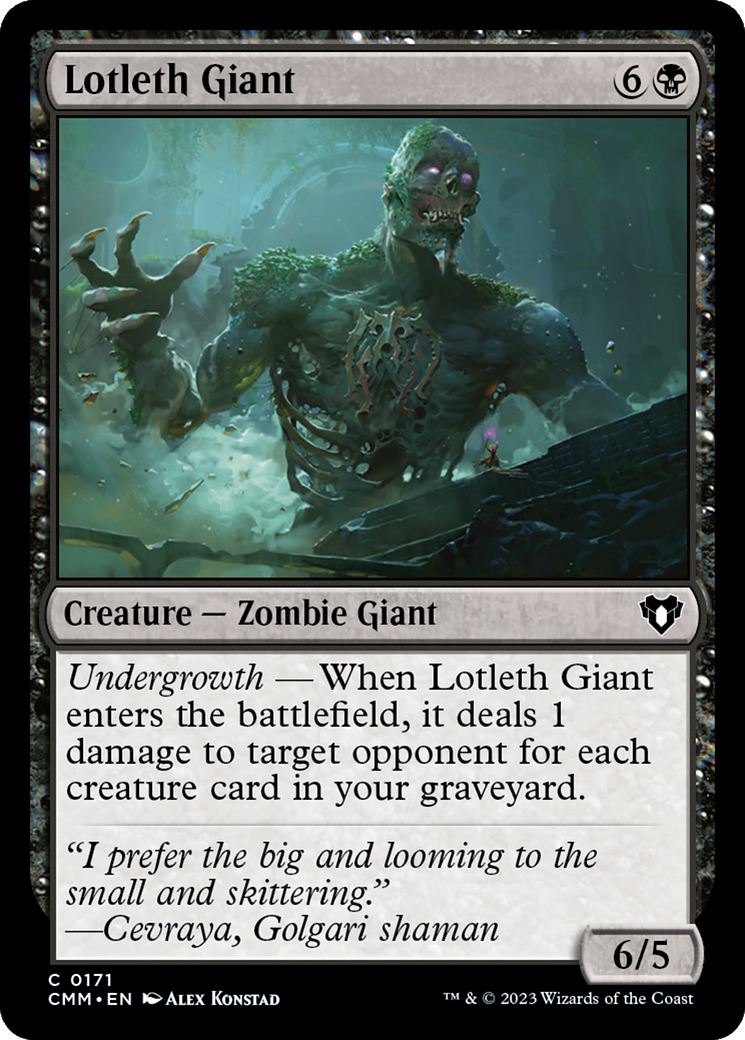 Lotleth Giant [Commander Masters] | Grognard Games