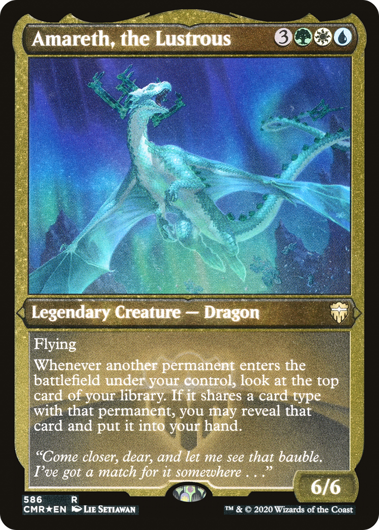 Amareth, the Lustrous (Etched) [Commander Legends] | Grognard Games