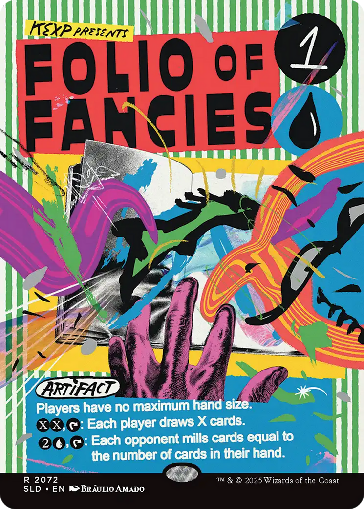 Folio of Fancies (Rainbow Foil) [Secret Lair Drop Series] | Grognard Games