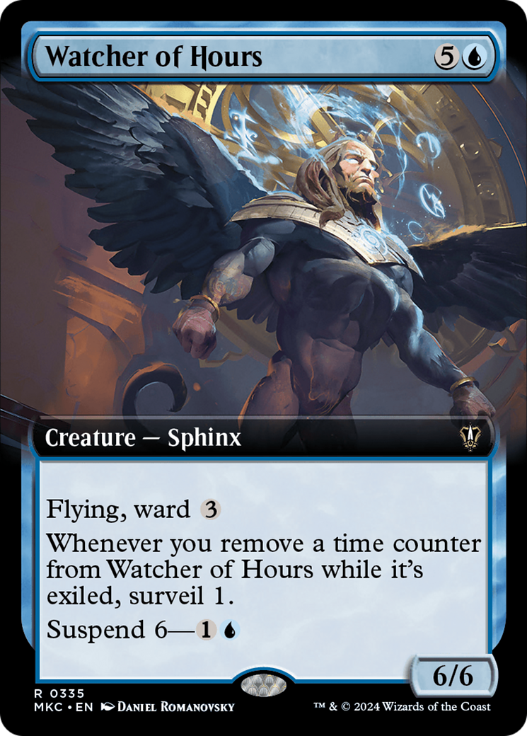 Watcher of Hours (Extended Art) [Murders at Karlov Manor Commander] | Grognard Games