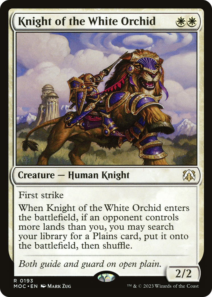 Knight of the White Orchid [March of the Machine Commander] | Grognard Games