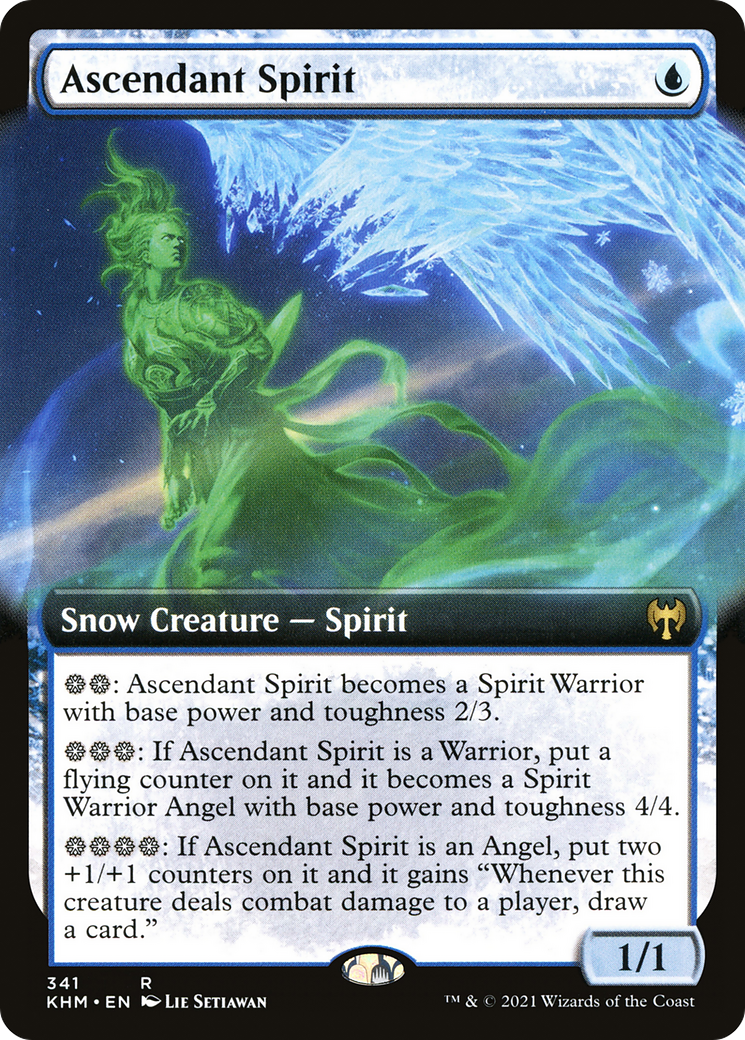 Ascendant Spirit (Extended Art) [Kaldheim] | Grognard Games