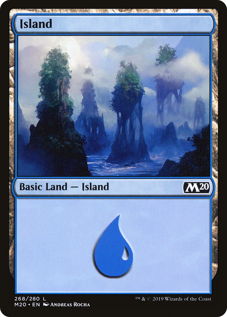 Island (268) [Core Set 2020] | Grognard Games