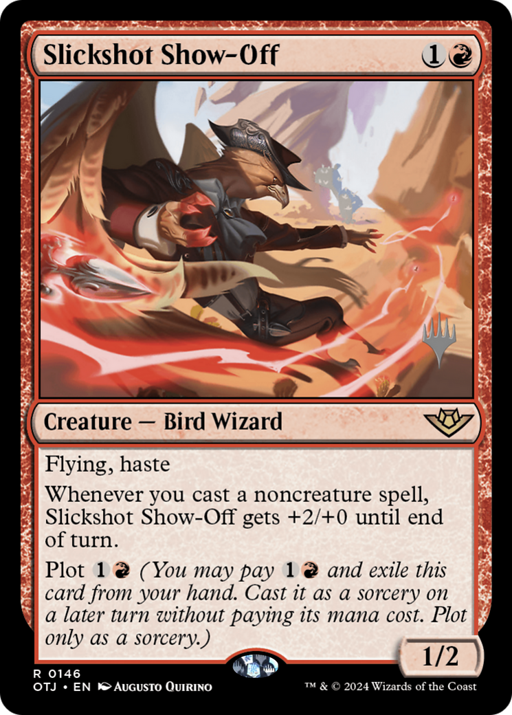 Slickshot Show-Off (Promo Pack) [Outlaws of Thunder Junction Promos] | Grognard Games