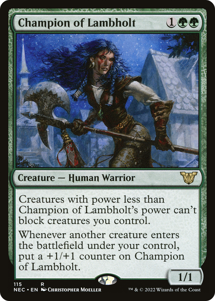 Champion of Lambholt [Kamigawa: Neon Dynasty Commander] | Grognard Games