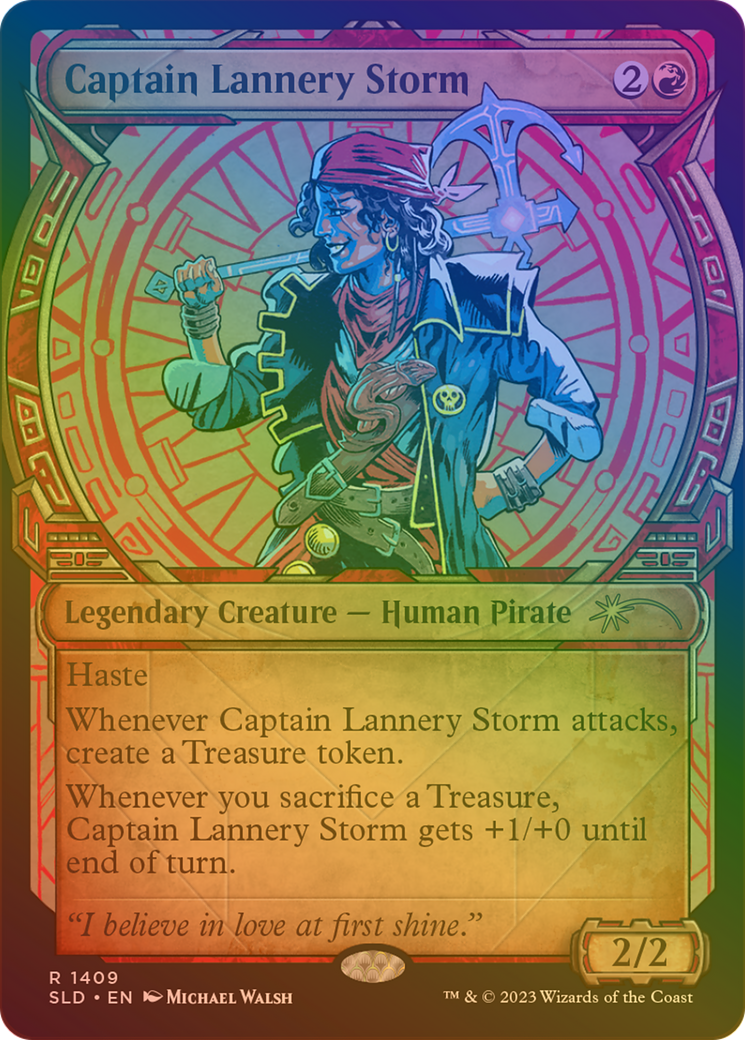 Captain Lannery Storm (Rainbow Foil) [Secret Lair Drop Series] | Grognard Games