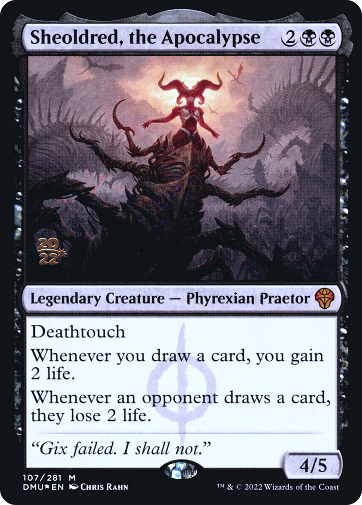 Sheoldred, the Apocalypse [Dominaria United Prerelease Promos] | Grognard Games