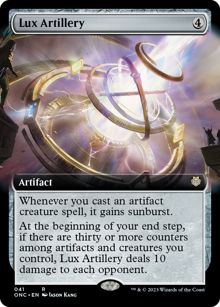 Lux Artillery (Extended Art) [Phyrexia: All Will Be One Commander] | Grognard Games