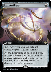 Lux Artillery (Extended Art) [Phyrexia: All Will Be One Commander] | Grognard Games
