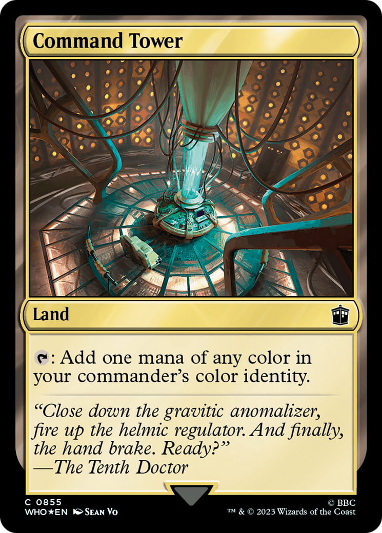 Command Tower (0855)(Surge Foil) [Doctor Who] | Grognard Games