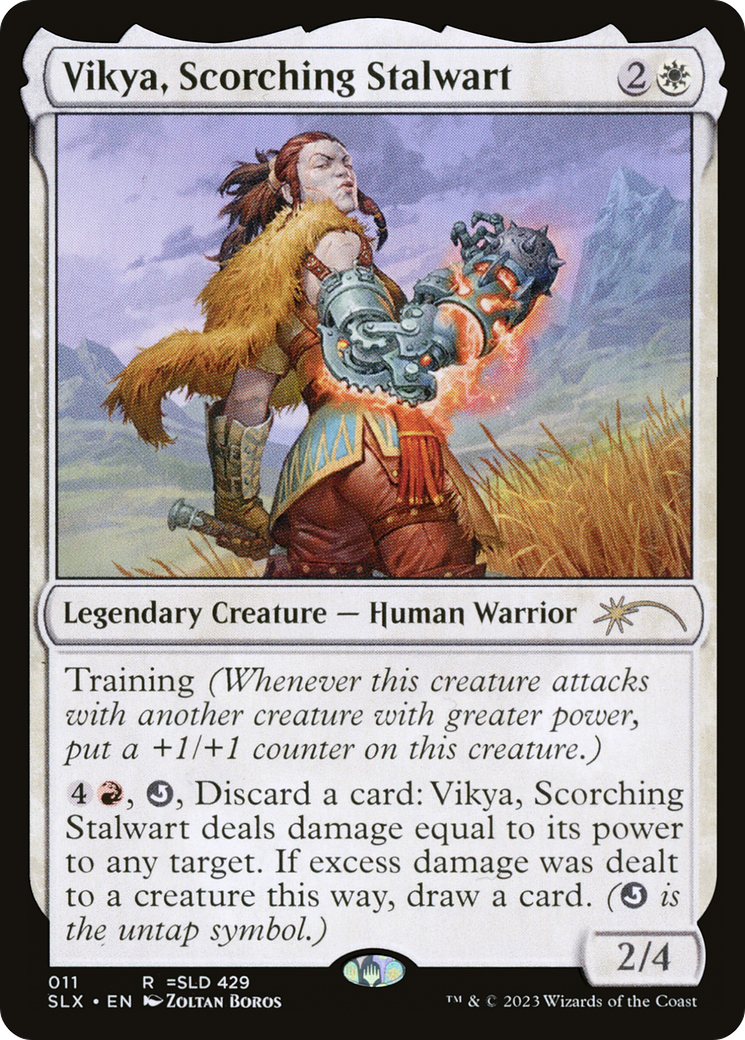 Vikya, Scorching Stalwart [Secret Lair: Universes Within] | Grognard Games