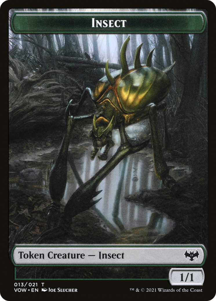 Insect Token [Innistrad: Crimson Vow Tokens] | Grognard Games