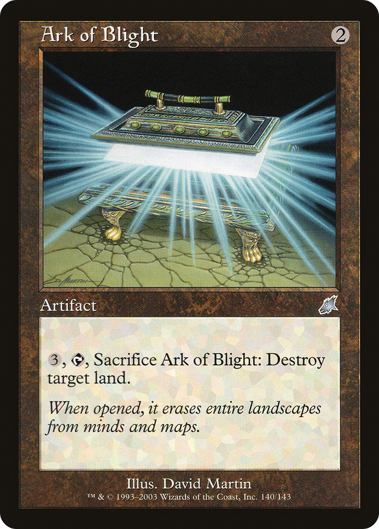 Ark of Blight (SCG-140) - Scourge Foil | Grognard Games