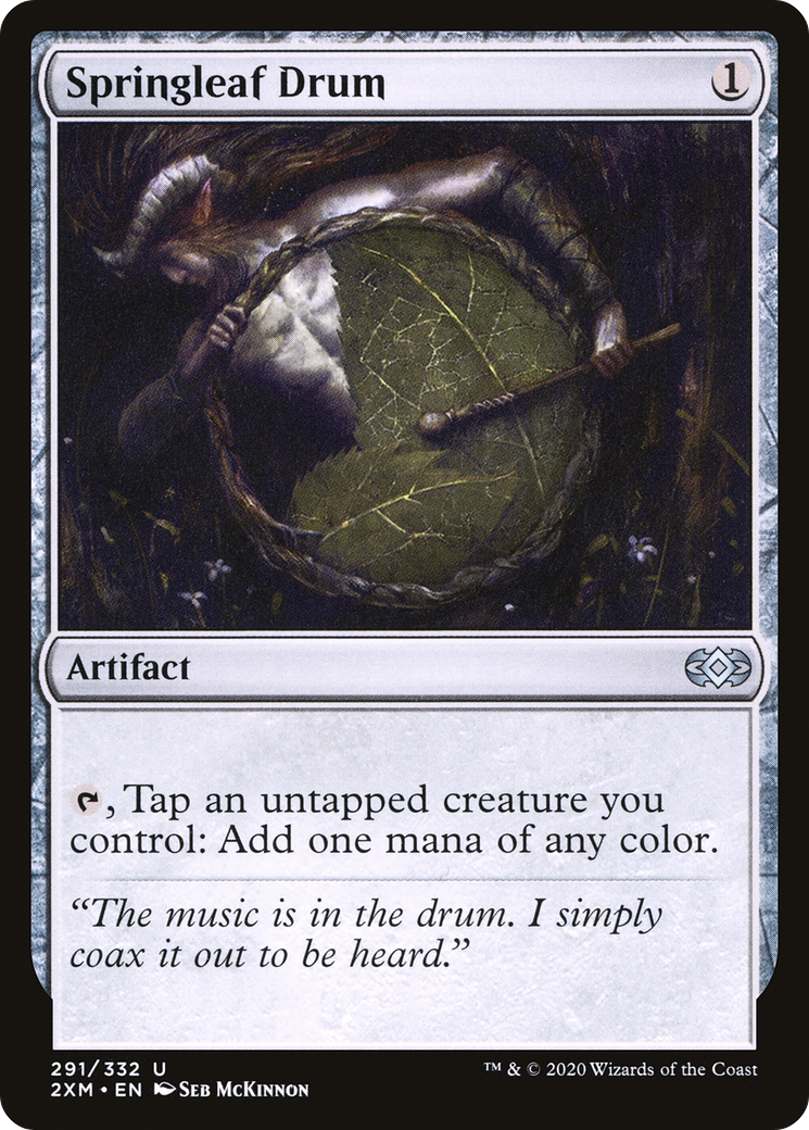 Springleaf Drum (2XM-291) - Double Masters Foil | Grognard Games
